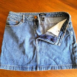 Denim / Jean Mini Skirt